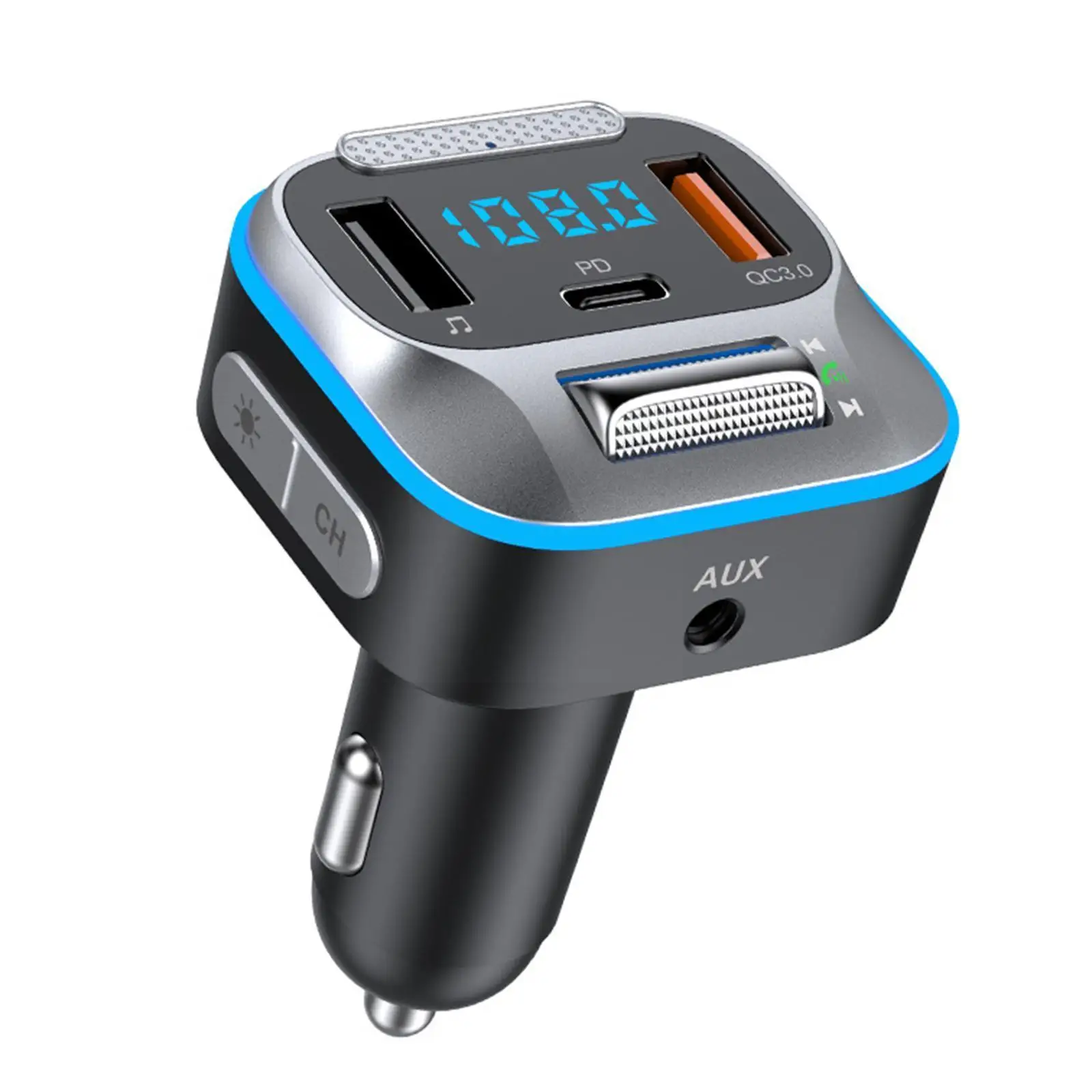 Bluetooth 5.0 Fm Transmitter Hands Free Car Kit Audio Band Pd30w Fm Fast 5a Charger Usb-c Qc3.0 Music Player Mp3 Modulator A9b1
Bluetooth 5.0 Fm Transmitter Hands Free Car Kit Audio Band Pd30w Fm Fast 5a Charger Usb-c Qc3.0 Music Player Mp3 Modulator A9b1