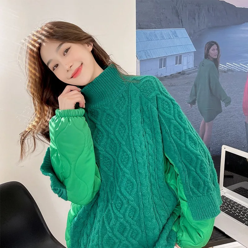 EBAIHUI TurtleneckTwist Sweater Women's Outer Wear Thickening 2022 New Autumn and Winter New Loose and Lazy Style Knitted Top
EBAIHUI TurtleneckTwist Sweater Women's Outer Wear Thickening 2022 New Autumn and Winter New Loose and Lazy Style Knitted Top
