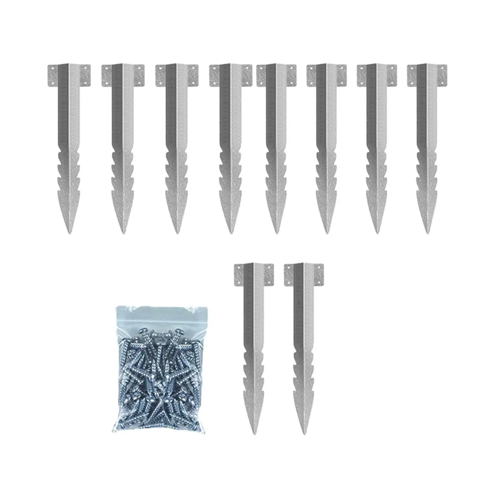 10x Fence Post Repair Kits with Screws Duable Easy to Install Railway Sleepers Brackets Rail Wooden Fence Base Construction
10x Fence Post Repair Kits with Screws Duable Easy to Install Railway Sleepers Brackets Rail Wooden Fence Base Construction