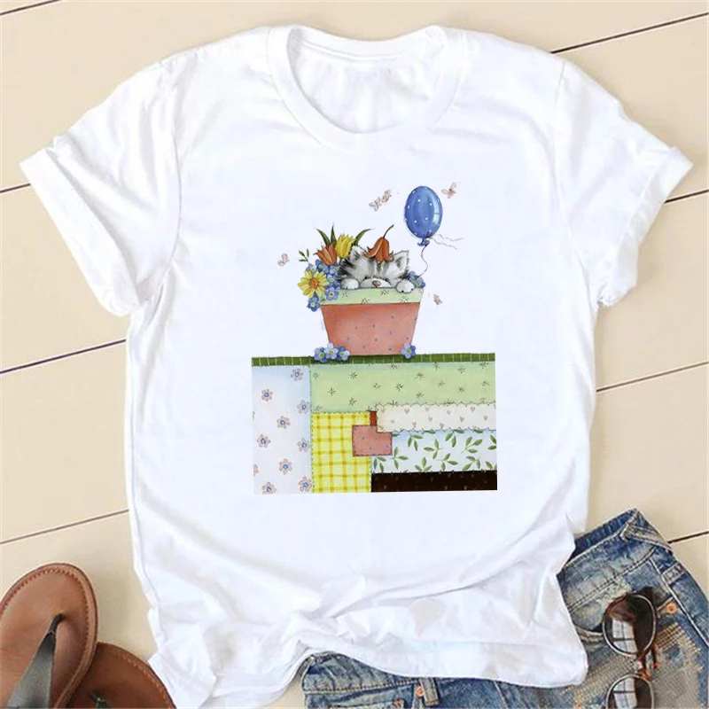 Fashion Simple Women's T-shirt Short Sleeve Beach Travel Home Cute Cartoon Print 90's Women's T-shirt Printed Shirt Women's T-sh
Fashion Simple Women's T-shirt Short Sleeve Beach Travel Home Cute Cartoon Print 90's Women's T-shirt Printed Shirt Women's T-sh