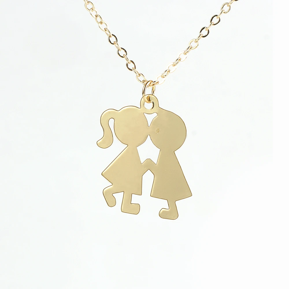 Nabest Cute Romantic Lovers Embrace Pendant 18K Gold Plated Necklace Fashion Jewelry for Sweethearts Valentine's Day Gift
Nabest Cute Romantic Lovers Embrace Pendant 18K Gold Plated Necklace Fashion Jewelry for Sweethearts Valentine's Day Gift
