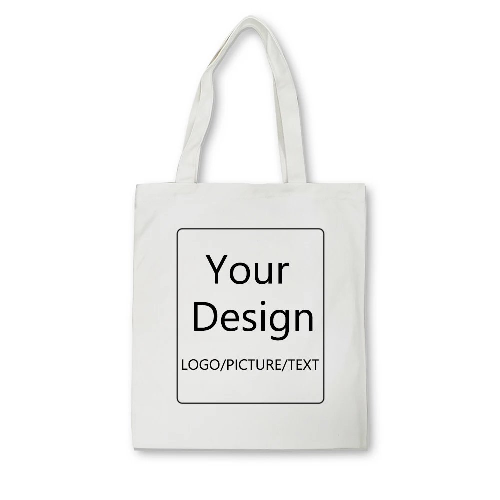 Custom Tote Bag Shopping Add Your Text Print Design White Unisex Fashion Travel Canvas Bags
Custom Tote Bag Shopping Add Your Text Print Design White Unisex Fashion Travel Canvas Bags