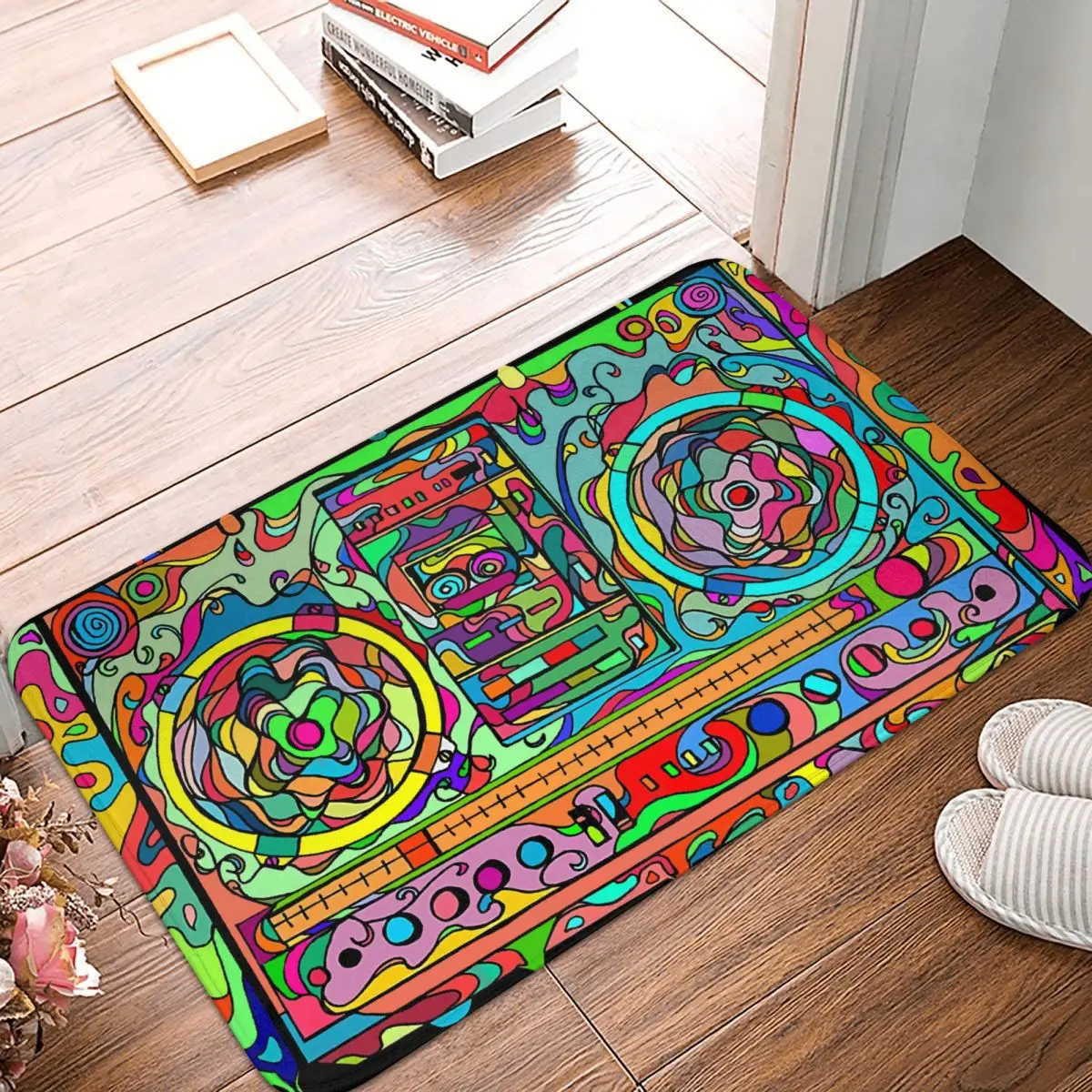 Boom Box Music Anti-Slip Doormat Bath Mat Colorful Floor Carpet Entrance Door Rug Home Decor
Boom Box Music Anti-Slip Doormat Bath Mat Colorful Floor Carpet Entrance Door Rug Home Decor