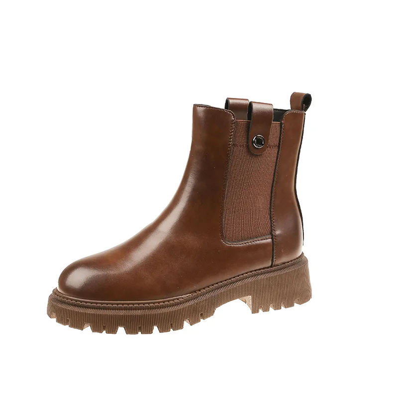 2022 Women's Winter Coronation Martin Boots Non-Slip Wear-Resistant Short Boots Women's Brown Thick Sole Botas De Mujer
2022 Women's Winter Coronation Martin Boots Non-Slip Wear-Resistant Short Boots Women's Brown Thick Sole Botas De Mujer
