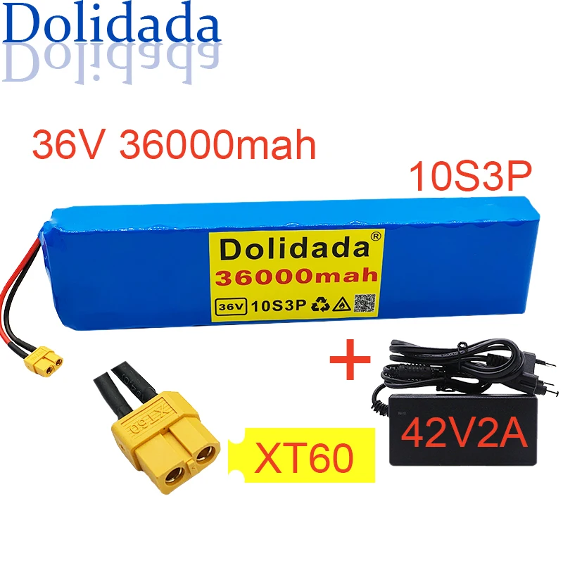 Brand new 36V 36000mAh 600W 10s3p Li-ion battery pack 20A BMS Xiaomi M365 Pro eBike Bicycle Scooter XT60 with charger
Brand new 36V 36000mAh 600W 10s3p Li-ion battery pack 20A BMS Xiaomi M365 Pro eBike Bicycle Scooter XT60 with charger