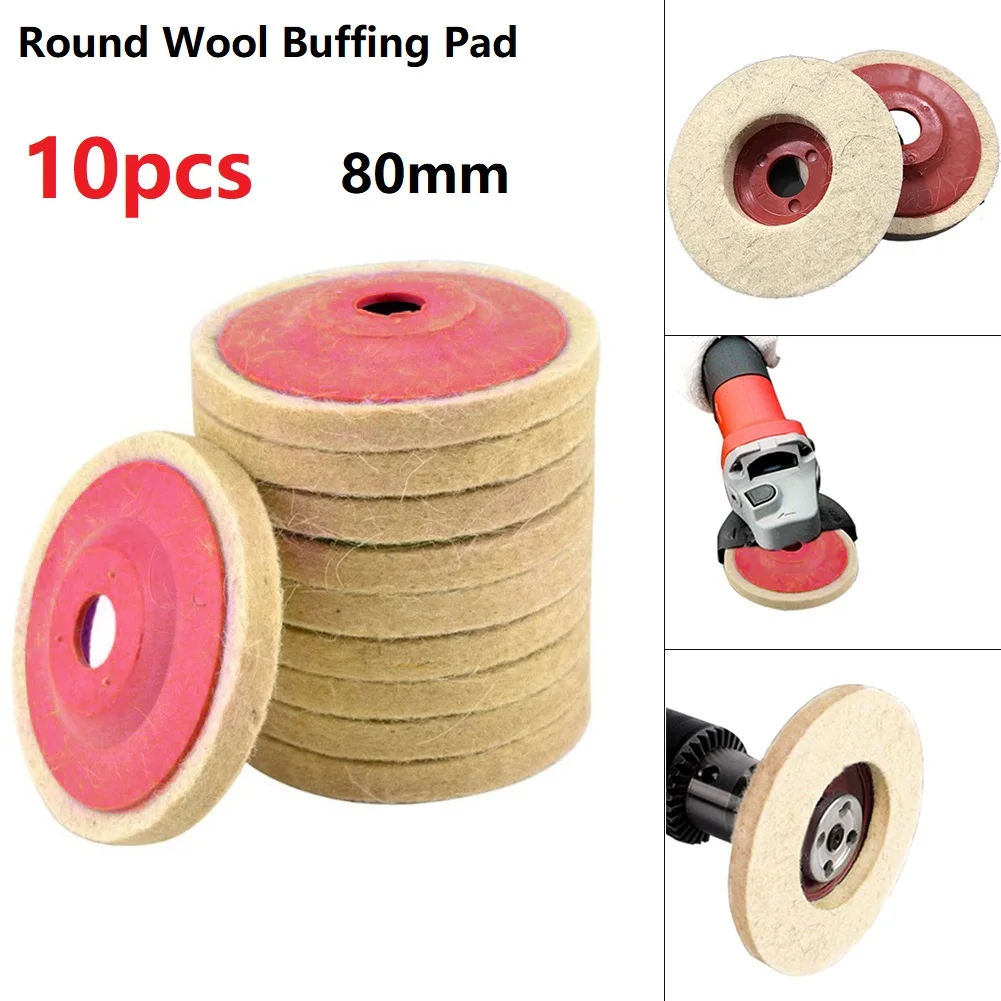 10Pcs Polishing Disc Felt Wool Wheel Polishing Pad For 100 Angle Grinder Polishing Glass Scratches Stainless Steel Grinding
10Pcs Polishing Disc Felt Wool Wheel Polishing Pad For 100 Angle Grinder Polishing Glass Scratches Stainless Steel Grinding