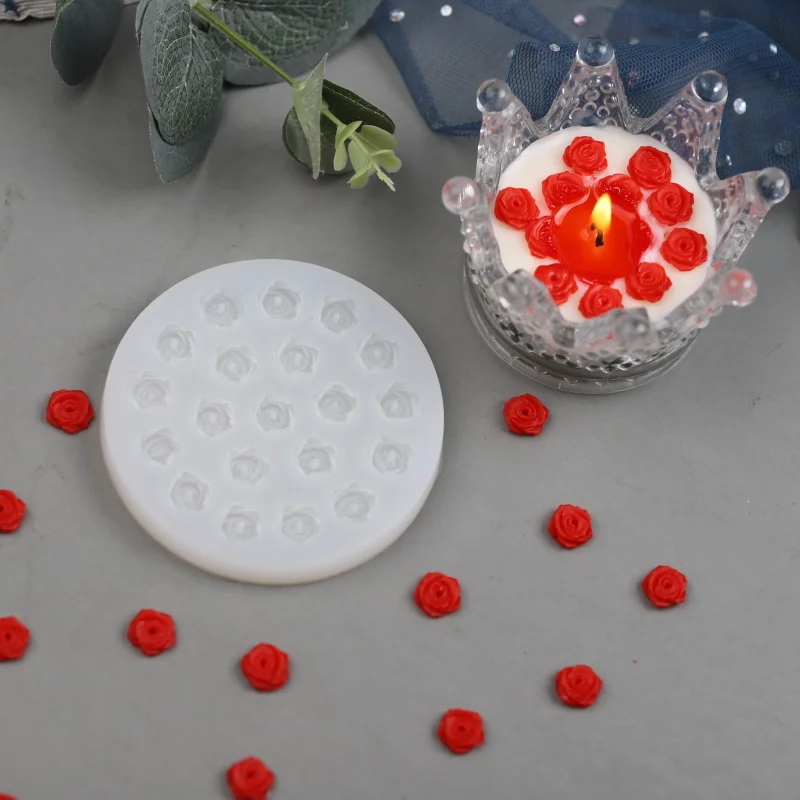 Mini Rose Flower Silicone Mold DIY Scented Candle Cup Decoration Chocolate Candy Desserts Pastry Baking Tool Cake Decor Mould
Mini Rose Flower Silicone Mold DIY Scented Candle Cup Decoration Chocolate Candy Desserts Pastry Baking Tool Cake Decor Mould