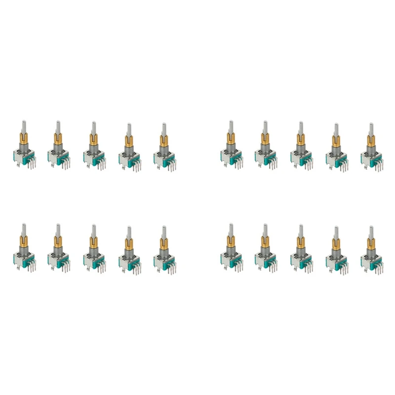 20PCS EC11EBB24C03 Dual Axis Encoder With Switch 30 Positioning Number 15 Pulse Point Handle 25Mm 
20PCS EC11EBB24C03 Dual Axis Encoder With Switch 30 Positioning Number 15 Pulse Point Handle 25Mm