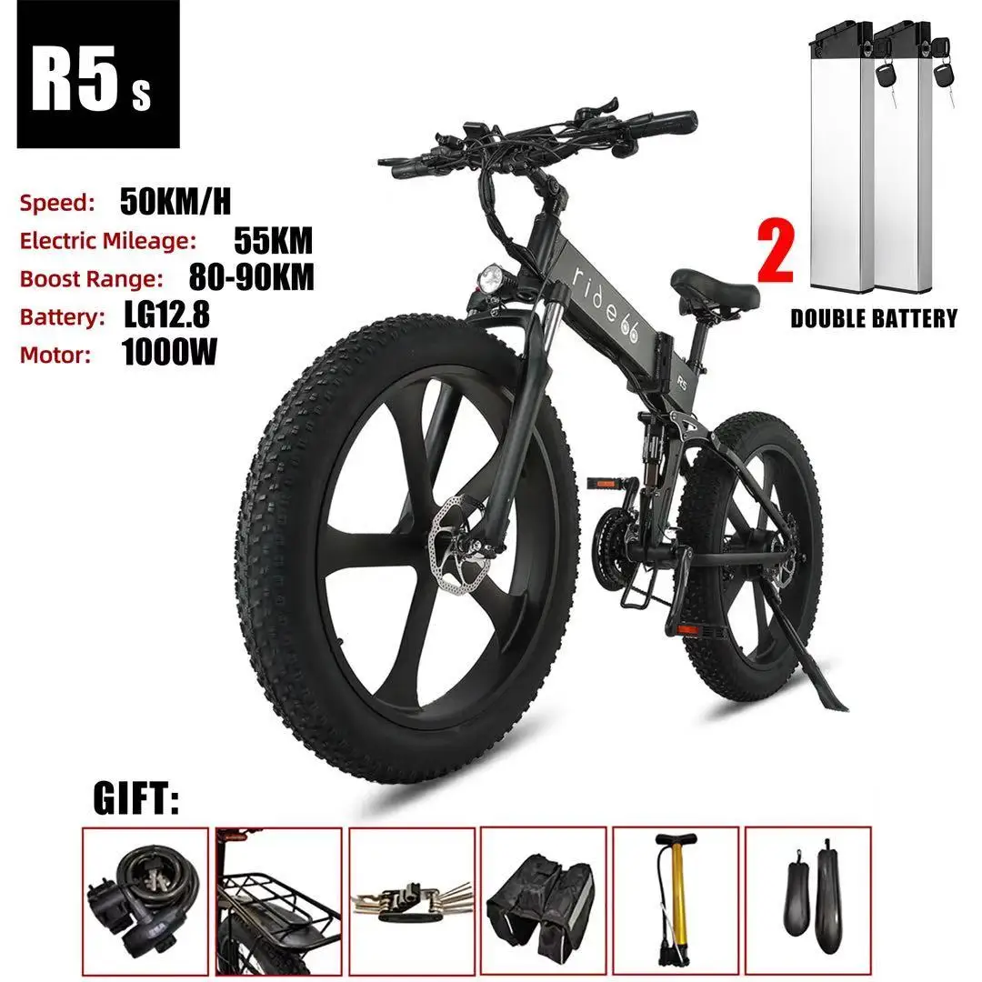 Electric Bike 1000W Folding Mountain Electric Bike Snow Electric Bike 4.0 Wide Tire Adult Men 26 Inch Aluminum Alloy Electric Bi
Electric Bike 1000W Folding Mountain Electric Bike Snow Electric Bike 4.0 Wide Tire Adult Men 26 Inch Aluminum Alloy Electric Bi