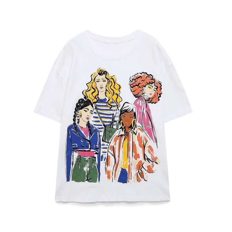 Футболка женская с круглым вырезом, мягкая свободная Базовая рубашка из хлопка с коротким рукавом, с принтом, в стиле кэжуал, белая, на лето, 2203
Футболка женская с круглым вырезом, мягкая свободная Базовая рубашка из хлопка с коротким рукавом, с принтом, в стиле кэжуал, белая, на лето, 2203