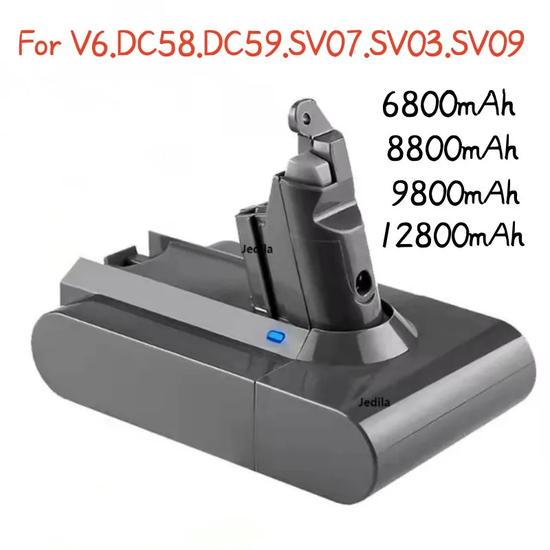 New type of lithium-ion battery.With intelligent protection.6800mAh21.6V. For Dyson.V6.DC62 DC58 DC59 SV09 vacuum cleaner
New type of lithium-ion battery.With intelligent protection.6800mAh21.6V. For Dyson.V6.DC62 DC58 DC59 SV09 vacuum cleaner