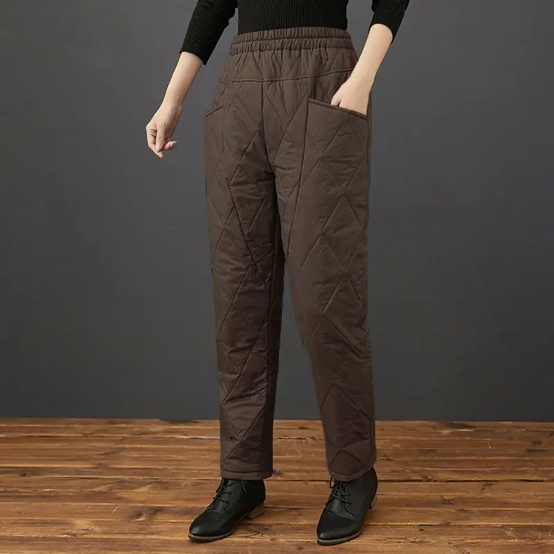Warm Winter New Pants Fashion Ultra Light Down Cotton High Waist Trousers Women Casual Harem Pants Retro Stretch Pants T468
Warm Winter New Pants Fashion Ultra Light Down Cotton High Waist Trousers Women Casual Harem Pants Retro Stretch Pants T468