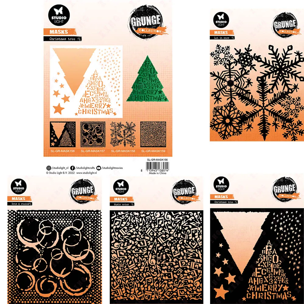 Painting Scrapbook Coloring Embossing Album Decorative Diy Layering Stencils Notes Let It Snow Dots Stains Christmas Tree Molds
Painting Scrapbook Coloring Embossing Album Decorative Diy Layering Stencils Notes Let It Snow Dots Stains Christmas Tree Molds