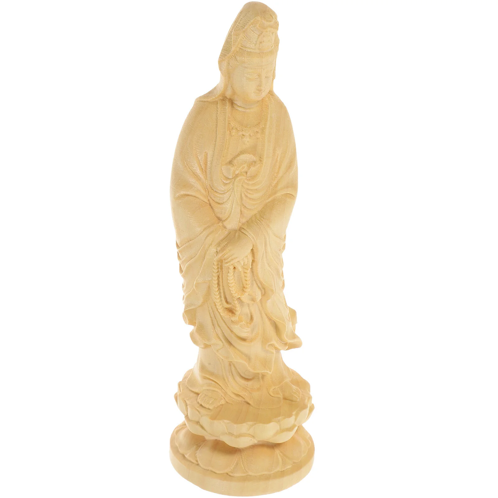 Bodhisattva Ornament Guanyin Tabletop Statue Decor Wooden Desktop Adornment Craft Office Decorations
Bodhisattva Ornament Guanyin Tabletop Statue Decor Wooden Desktop Adornment Craft Office Decorations