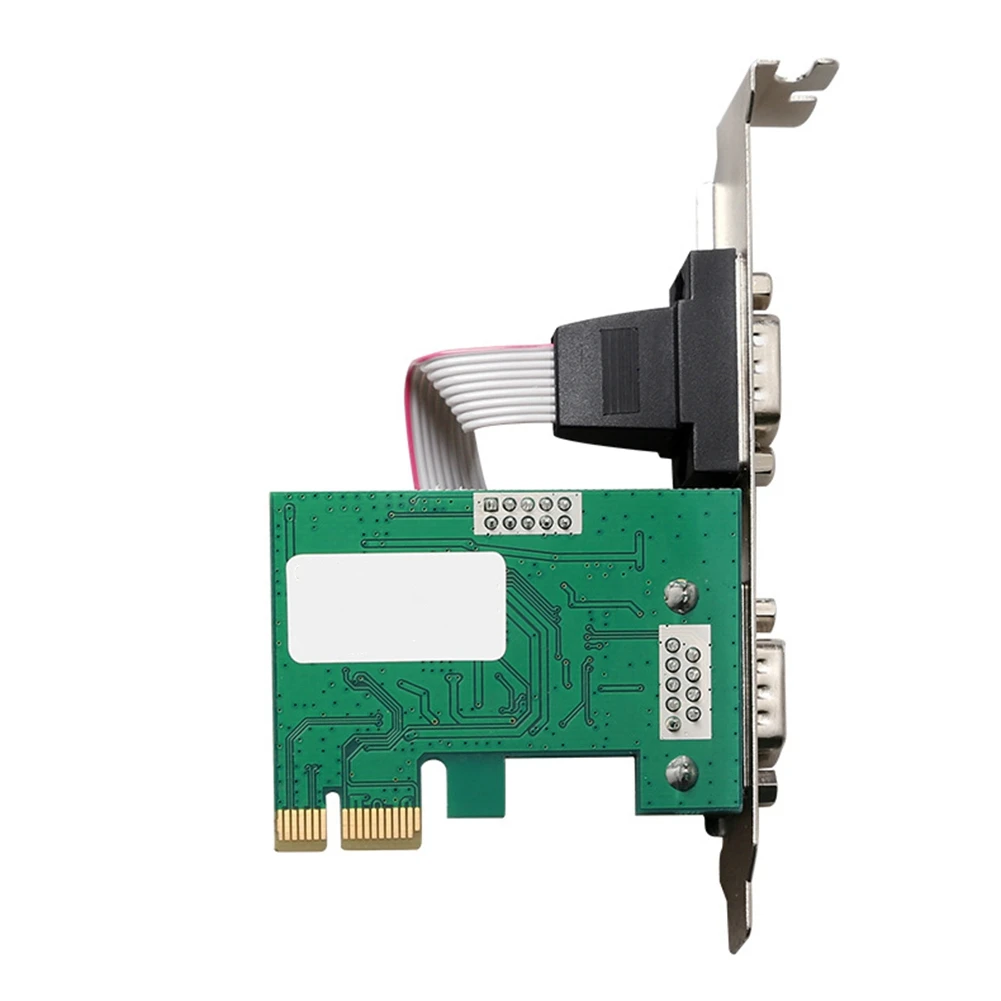 Плата расширения компьютерного интерфейса RS232 с Pcie на два последовательных порта
Плата расширения компьютерного интерфейса RS232 с Pcie на два последовательных порта