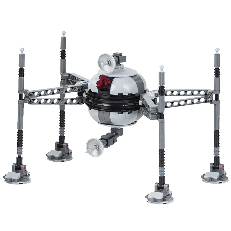 Конструктор MOC2018 MOC из 268 блоков кирпичи фильма межзвездные войны военный дом паук