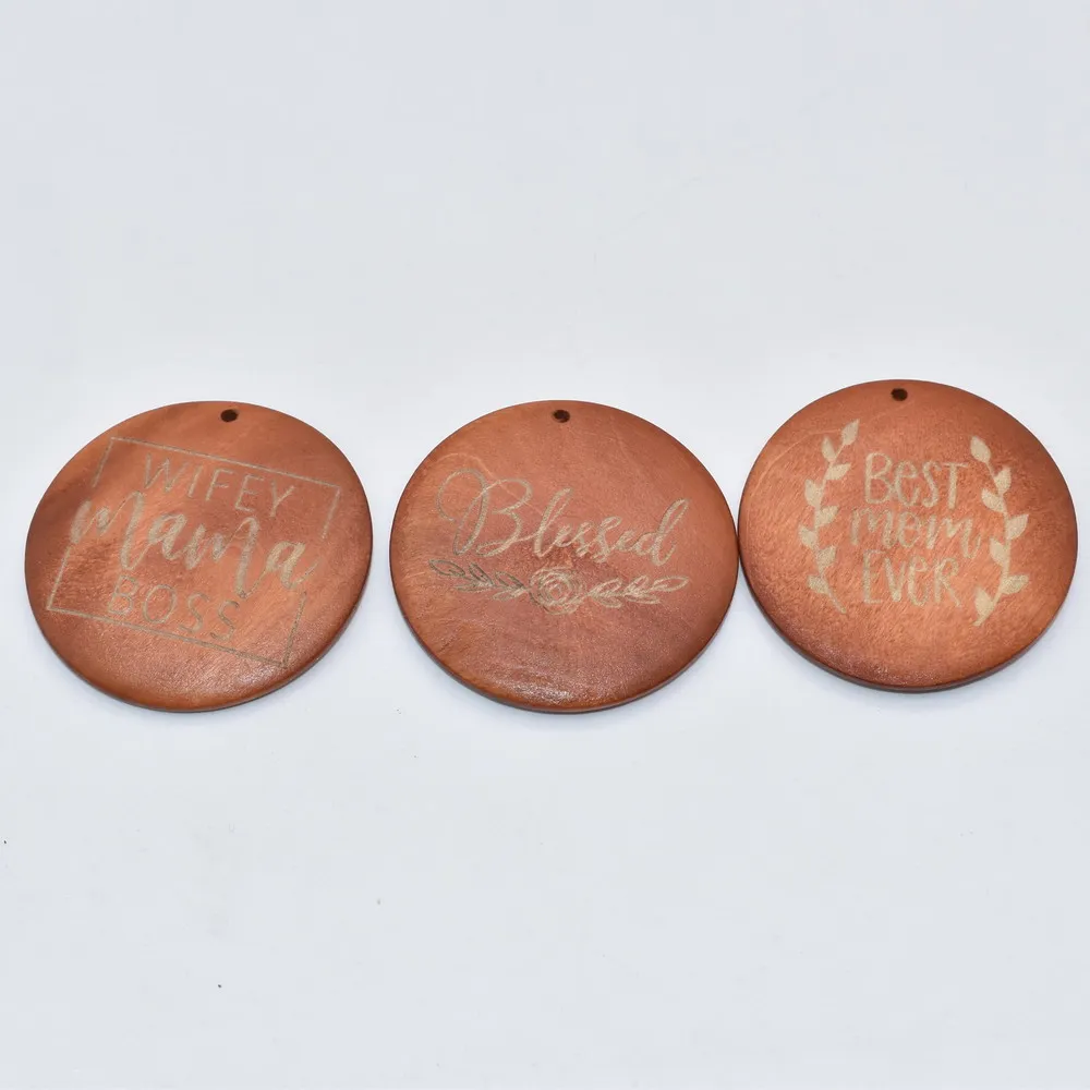 Engraved Words Wifey MAMA BOSS Pendant Wooden BLESSED Personalized Charms BEST MOM EVER Round Disc For Jewelry Making
Engraved Words Wifey MAMA BOSS Pendant Wooden BLESSED Personalized Charms BEST MOM EVER Round Disc For Jewelry Making