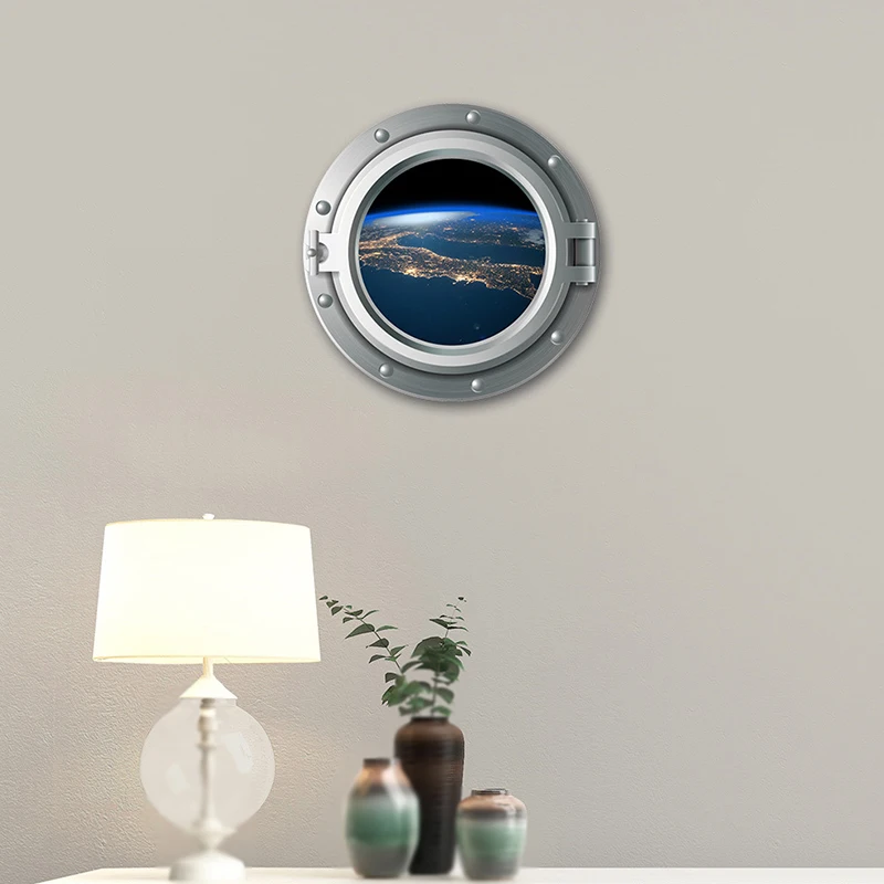 Space Starry Sky Portholes Window Wall Stickers For Washing Machine Kidroom Decoration Diy Art Wall Decals Bathroom Wall Sticker
Space Starry Sky Portholes Window Wall Stickers For Washing Machine Kidroom Decoration Diy Art Wall Decals Bathroom Wall Sticker