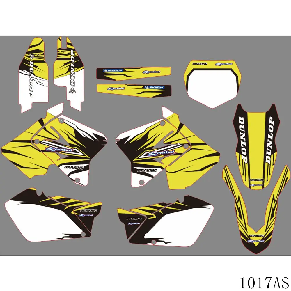 Full Graphics Decals Stickers Motorcycle Background Custom Number Name For SUZUKI RM125 RM250 RM 125 250 2001-2012
Full Graphics Decals Stickers Motorcycle Background Custom Number Name For SUZUKI RM125 RM250 RM 125 250 2001-2012