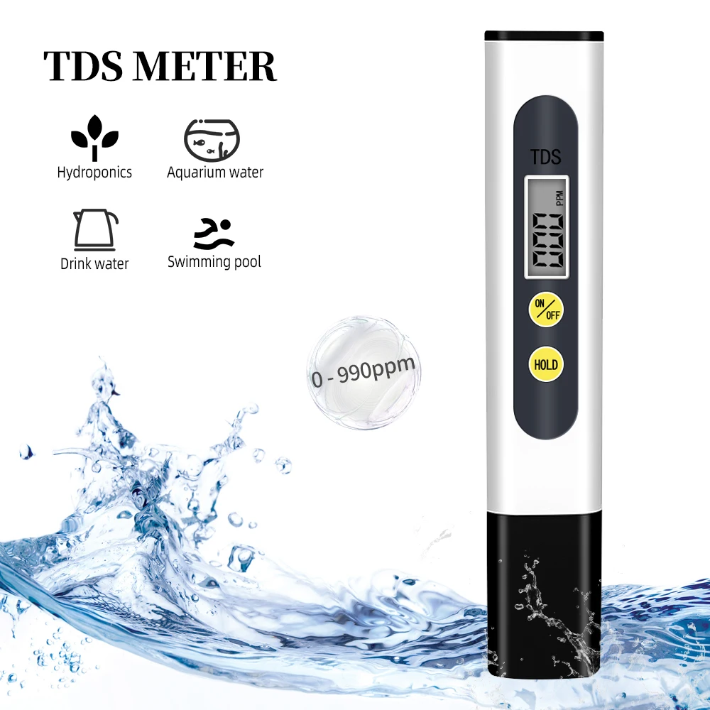 Автоматический тестер для воды 0-990ppm, калибровочный счетчик воды для бассейнов, 0,01 питьевой воды для аквариумов
Автоматический тестер для воды 0-990ppm, калибровочный счетчик воды для бассейнов, 0,01 питьевой воды для аквариумов