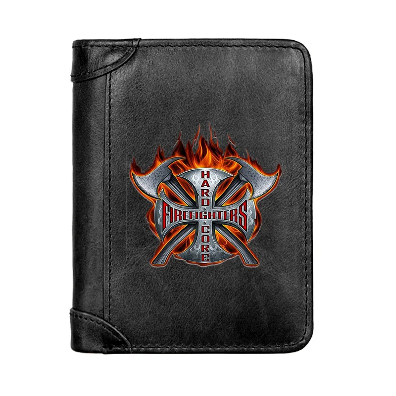 Luxury Hard Core Firefighter Cross Printing Genuine Leather Men Wallet Classic Pocket Slim Card Holder Male Short Coin Purses
Luxury Hard Core Firefighter Cross Printing Genuine Leather Men Wallet Classic Pocket Slim Card Holder Male Short Coin Purses