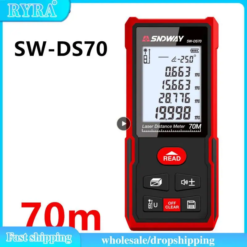 1~4PCS Laser Distance Meter Range Finder 120m 100m 70m 50m Laser Tape Measure Rangefinder Roulette Trena Ruler Measuring Device
1~4PCS Laser Distance Meter Range Finder 120m 100m 70m 50m Laser Tape Measure Rangefinder Roulette Trena Ruler Measuring Device