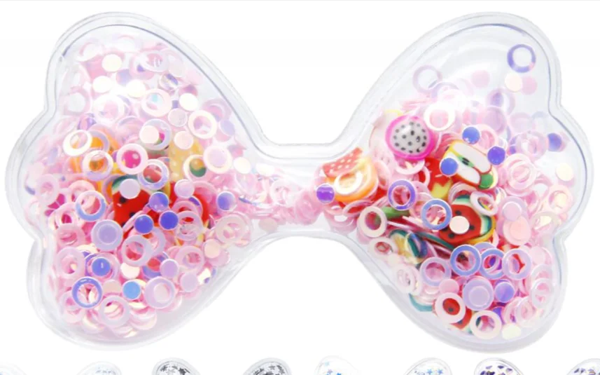 100pcs Transparent Empty PVC Pocket Without Filler Bow-knot Shape For DIY Hair Clips Barrettes Handmade Jewelry Accessorie
100pcs Transparent Empty PVC Pocket Without Filler Bow-knot Shape For DIY Hair Clips Barrettes Handmade Jewelry Accessorie