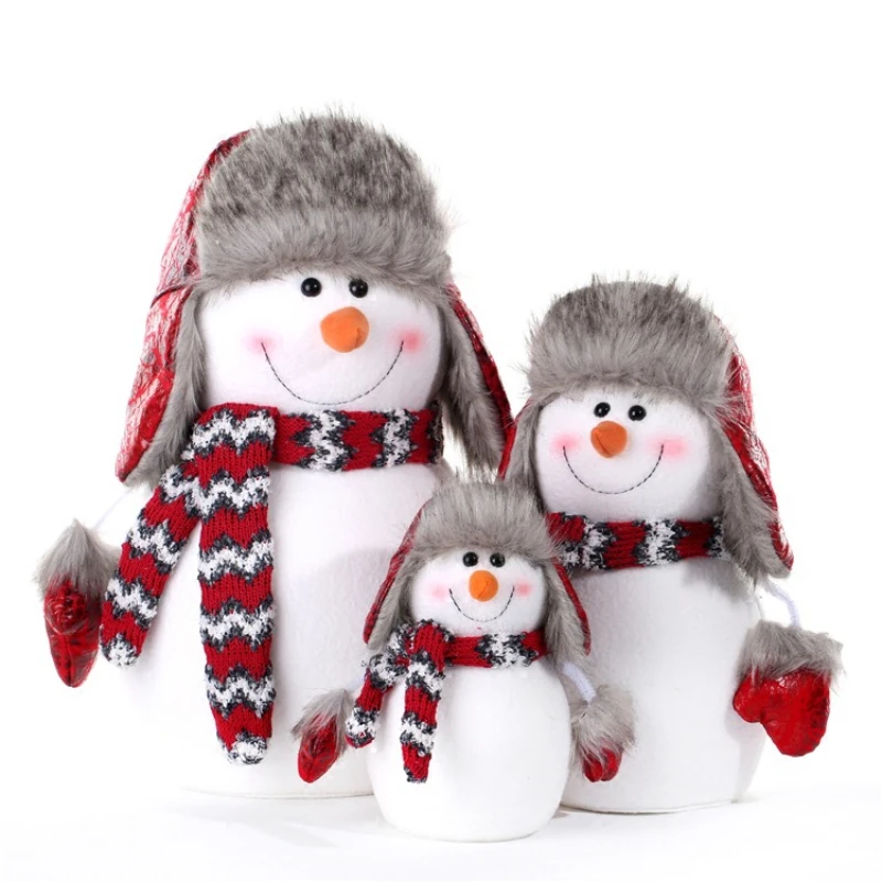 Cute Snowman Decoration Christmas Desktop Decoration Doll Doll Christmas Gift Christmas Tree Accessories Lei Feng Hat Snowman
Cute Snowman Decoration Christmas Desktop Decoration Doll Doll Christmas Gift Christmas Tree Accessories Lei Feng Hat Snowman