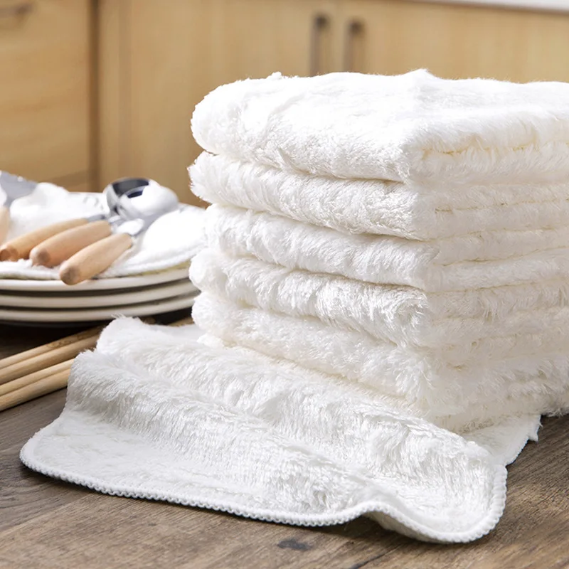 2/5Pcs Natural Bamboo Fiber Thickened Cleaning Cloth Kitchen Scouring Pad White Dish Towel Easy To Clean Bathroom Rags Dishcloth
2/5Pcs Natural Bamboo Fiber Thickened Cleaning Cloth Kitchen Scouring Pad White Dish Towel Easy To Clean Bathroom Rags Dishcloth