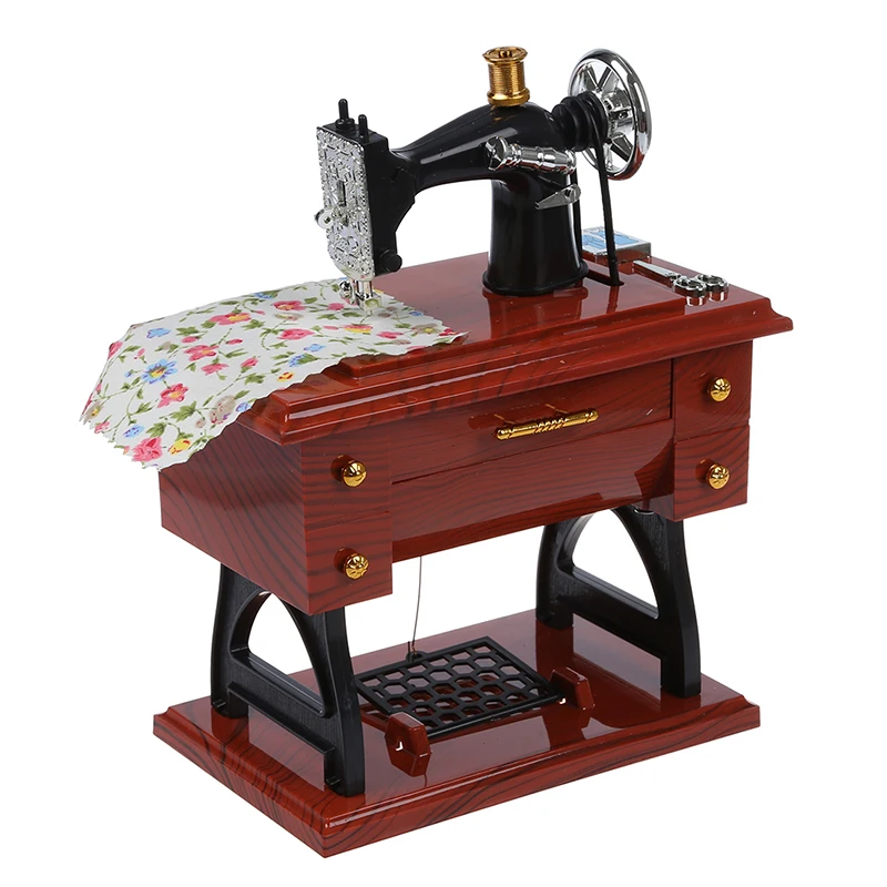 Wind Up Vintage Mini Sewing Machine Style Mechanical Music Box
Wind Up Vintage Mini Sewing Machine Style Mechanical Music Box