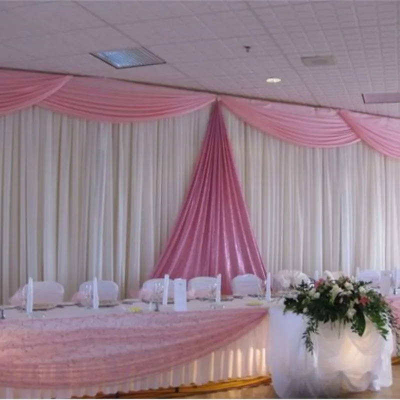 Hot pink Wedding Backdrop with beautiful swag Stage curtain drapes Wedding Decoration
Hot pink Wedding Backdrop with beautiful swag Stage curtain drapes Wedding Decoration