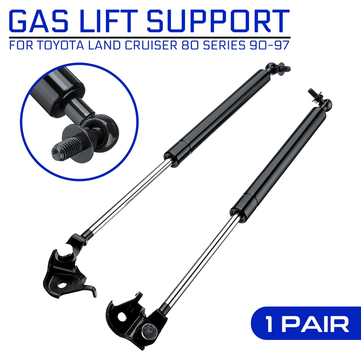 Car Front Engine Hood Shock Lift Strut Struts Bar Support Props Rod Arm Gas Spring For Toyota Land Cruiser 80 Series 90-97
Car Front Engine Hood Shock Lift Strut Struts Bar Support Props Rod Arm Gas Spring For Toyota Land Cruiser 80 Series 90-97