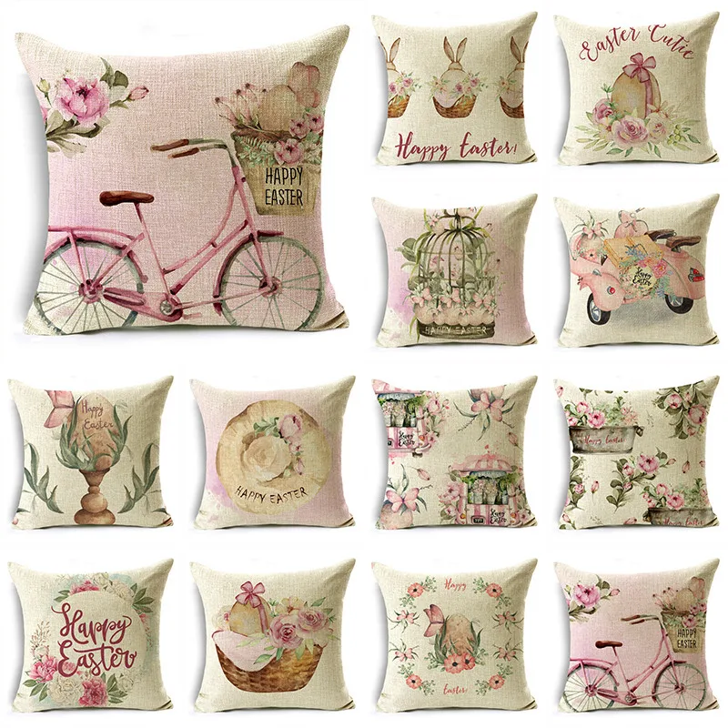 Pink Linen Throw Pillowcase Bicycel Flower Basket Decorative Cushion Cover Bedroom Living Room 40*40cm/45*45cm/50*50cm
Pink Linen Throw Pillowcase Bicycel Flower Basket Decorative Cushion Cover Bedroom Living Room 40*40cm/45*45cm/50*50cm