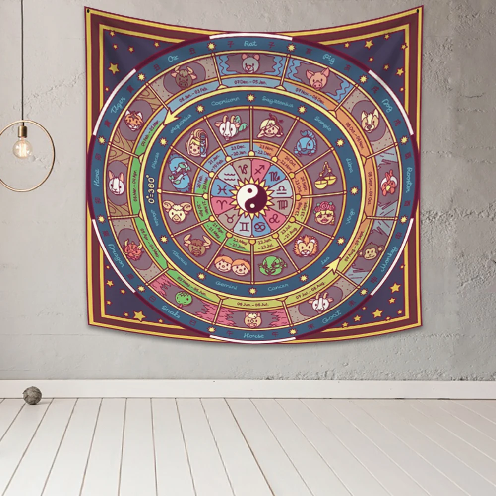 Tarot Constellation Wall Tapestry Witchcraft Psychedelic Hippie Boho Mandala Dorm Decoration Bedroom Living Room Wall Decor
Tarot Constellation Wall Tapestry Witchcraft Psychedelic Hippie Boho Mandala Dorm Decoration Bedroom Living Room Wall Decor