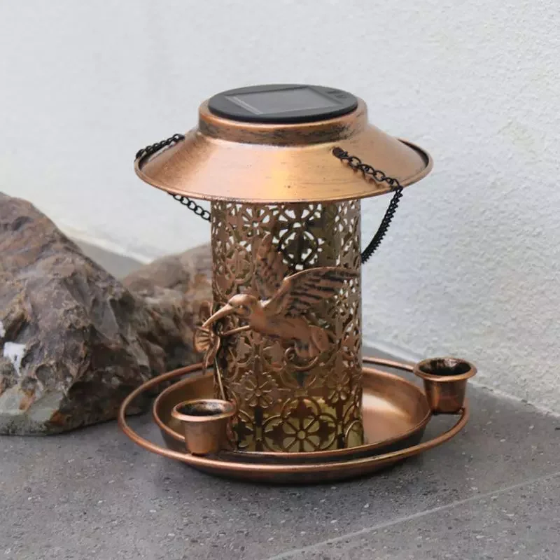 NEW2023 Solar Bird Feeder Outdoor Hanging Metal Hummingbird Light Waterproof Food Dispenser Garden Supplies Yard Decor Home Acce
NEW2023 Solar Bird Feeder Outdoor Hanging Metal Hummingbird Light Waterproof Food Dispenser Garden Supplies Yard Decor Home Acce