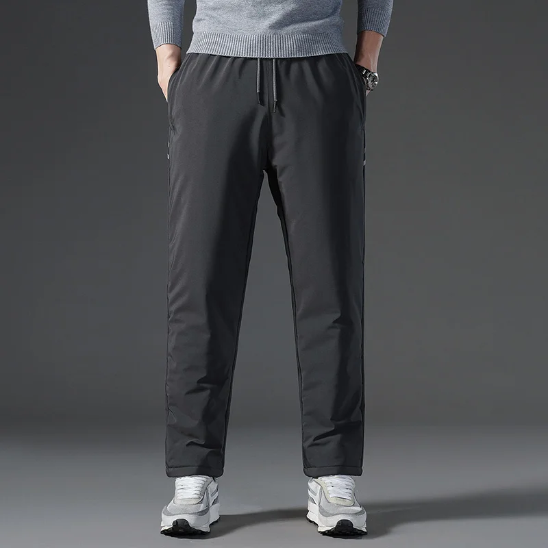 Winter Down Black New Casual Fleece Sweatpants Fashion Keep Warm Cold Camping Cotton Heavy Pants ants For Men
Winter Down Black New Casual Fleece Sweatpants Fashion Keep Warm Cold Camping Cotton Heavy Pants ants For Men