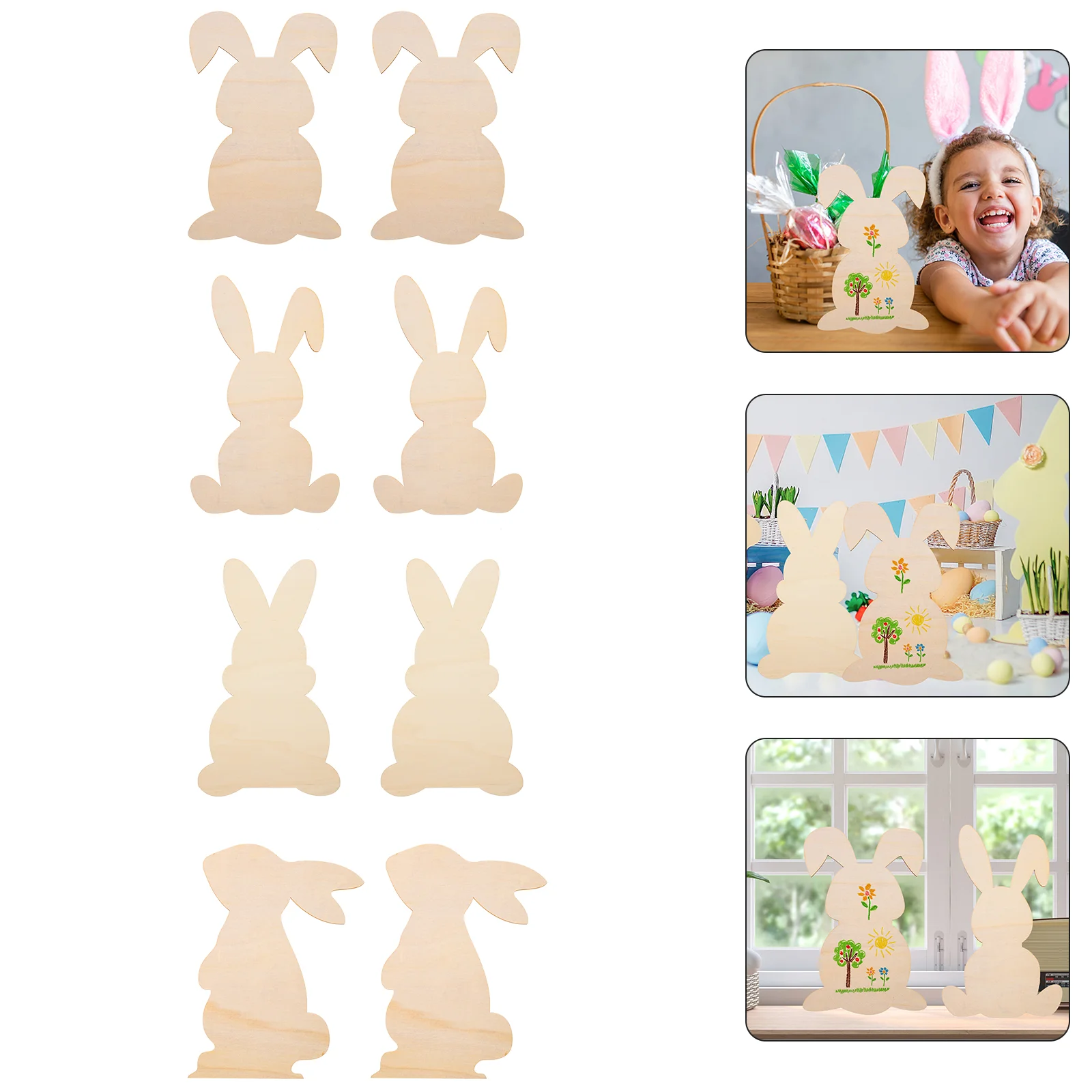 Easter Bunny Wood Wooden Cutouts Crafts Slices Unfinished Rabbit Cutout Blank Ornaments Diy Decorations Decor Hanging Tags
Easter Bunny Wood Wooden Cutouts Crafts Slices Unfinished Rabbit Cutout Blank Ornaments Diy Decorations Decor Hanging Tags