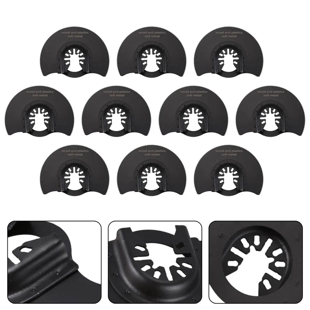 10Pcs 88mm Semi-Circular Saw Blade Swing Type Multi-Function Tool Saw Blade Multi-function Saw For Wood Metal Cutting
10Pcs 88mm Semi-Circular Saw Blade Swing Type Multi-Function Tool Saw Blade Multi-function Saw For Wood Metal Cutting