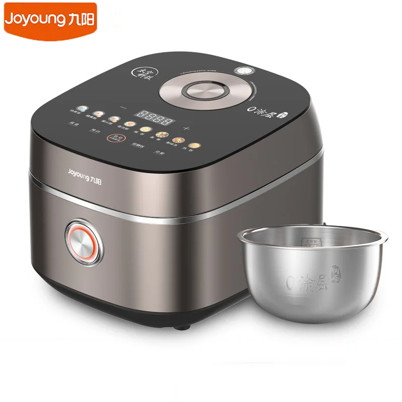 Joyoung 4L Rice Cooker 316 Stainless Steel No Coating Healthy Low Sugar Rice Cooking Pot IH 3D Heating Multi Cooker 24H Timing
Joyoung 4L Rice Cooker 316 Stainless Steel No Coating Healthy Low Sugar Rice Cooking Pot IH 3D Heating Multi Cooker 24H Timing