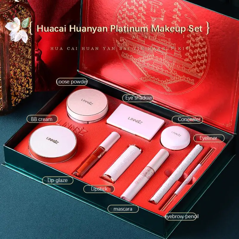 Косметический набор Hua Cai Huan Yan, Платиновый макияж, гесенки, бархатистая губная помада, воздушная подушка, Bb крем, консилер
Косметический набор Hua Cai Huan Yan, Платиновый макияж, гесенки, бархатистая губная помада, воздушная подушка, Bb крем, консилер