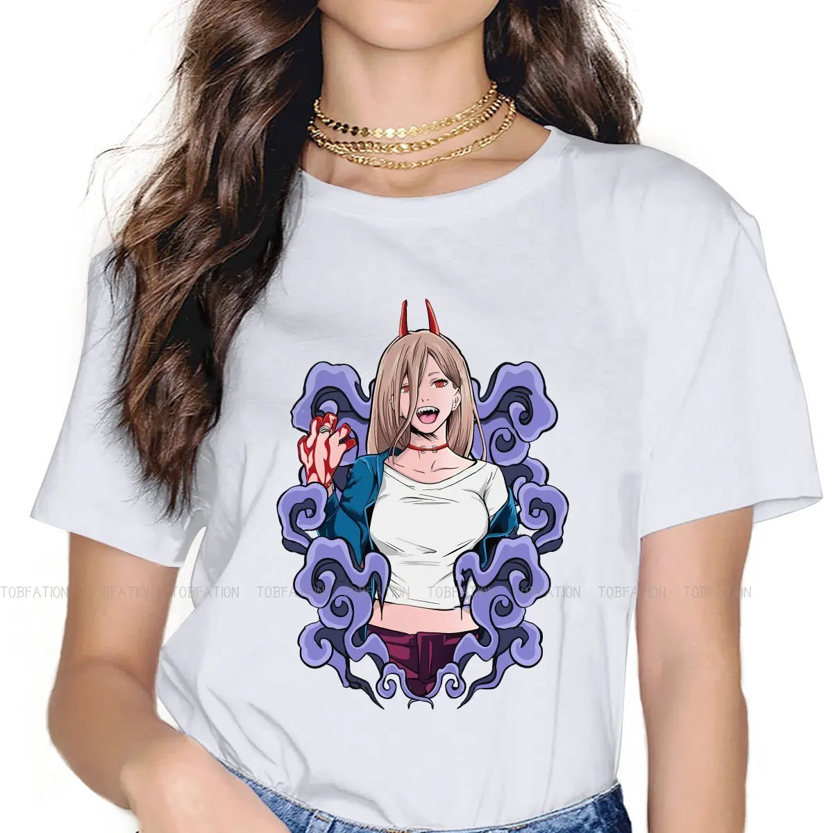 Chainsaw Man Girls T Shirt Sexy Female Tops Graphic Funny Tees Ladies 5XL Oversized Tshirt
Chainsaw Man Girls T Shirt Sexy Female Tops Graphic Funny Tees Ladies 5XL Oversized Tshirt