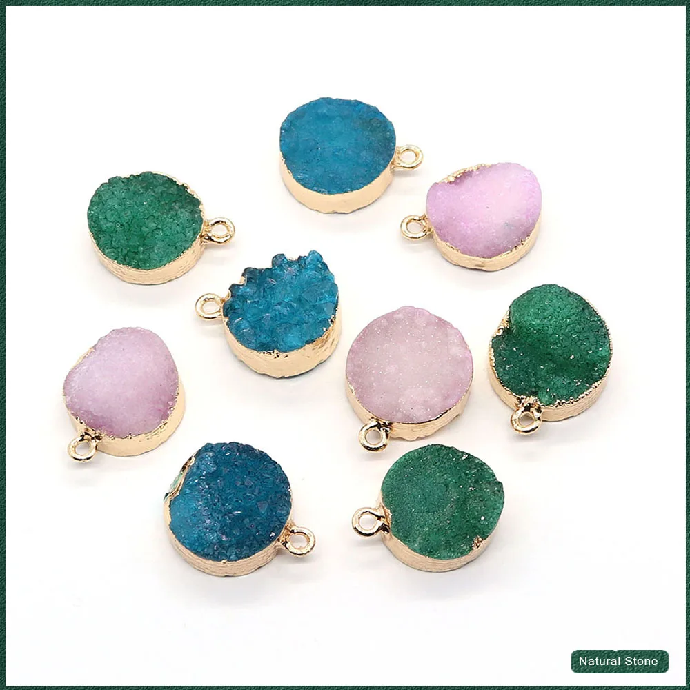 Round Natural Crystal Wrap Around Pendant 15x19mm Diy Charms for Jewelry Making Necklace Ladies Earrings Charm Accessories
Round Natural Crystal Wrap Around Pendant 15x19mm Diy Charms for Jewelry Making Necklace Ladies Earrings Charm Accessories