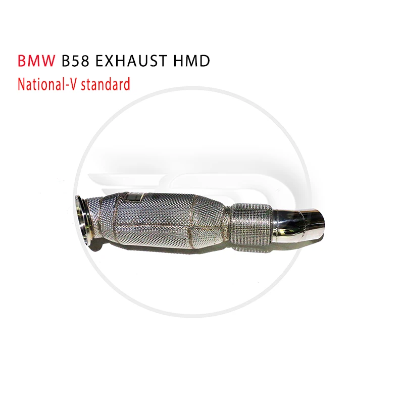 HMD Exhaust System High Flow Downpipe for BMW M140i B58 3.0T Car Accessories With Catalytic Converter Header
HMD Exhaust System High Flow Downpipe for BMW M140i B58 3.0T Car Accessories With Catalytic Converter Header