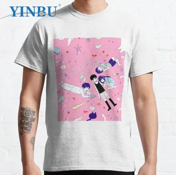 Высококачественная Мужская футболка с графическим рисунком бренда Omori и Friends YINBU
Высококачественная Мужская футболка с графическим рисунком бренда Omori и Friends YINBU