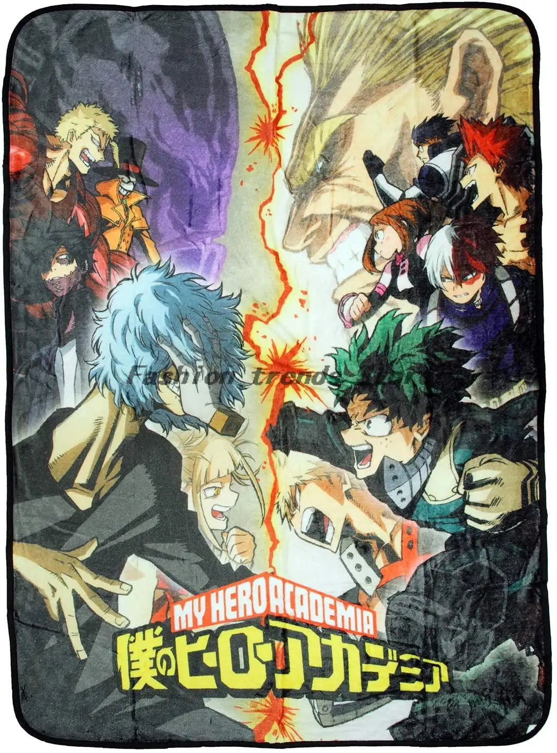 My Hero Academia Anime Manga Student Heroes Vs. League of Villains Super Plush Fleece Throw Blanket
My Hero Academia Anime Manga Student Heroes Vs. League of Villains Super Plush Fleece Throw Blanket