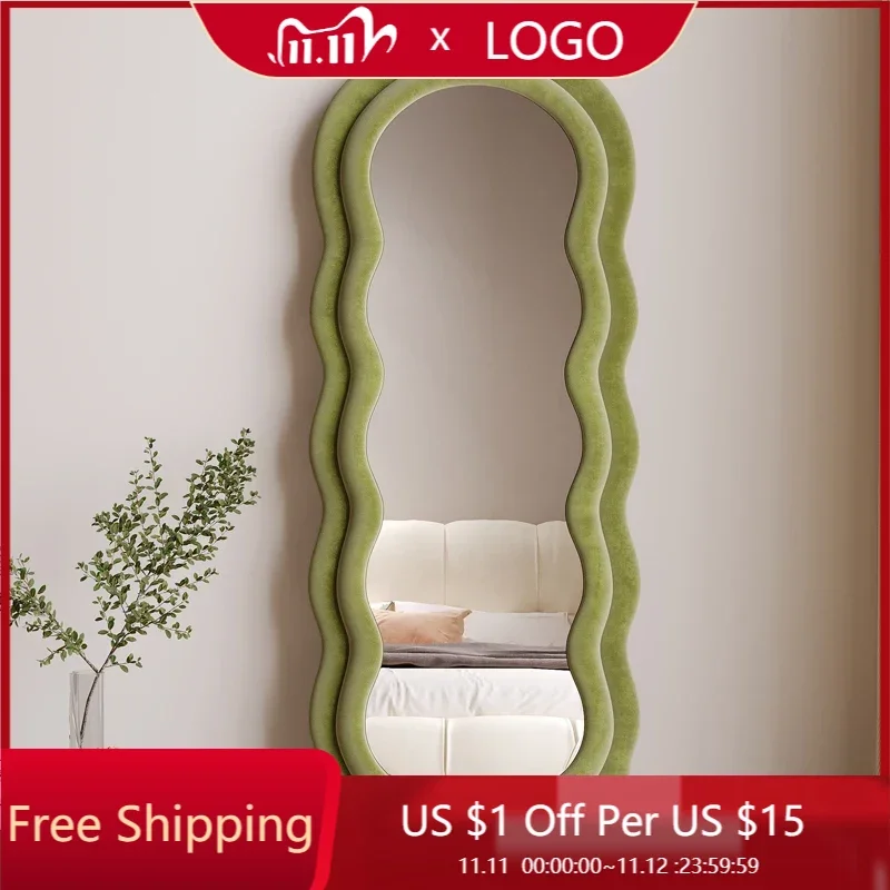 modern Nordic Mirror Floor Edge Irregular Wavy Aesthetic Decorative Mirror Bedroom Wall Full Body Espejo Decorativo Room Decor
modern Nordic Mirror Floor Edge Irregular Wavy Aesthetic Decorative Mirror Bedroom Wall Full Body Espejo Decorativo Room Decor