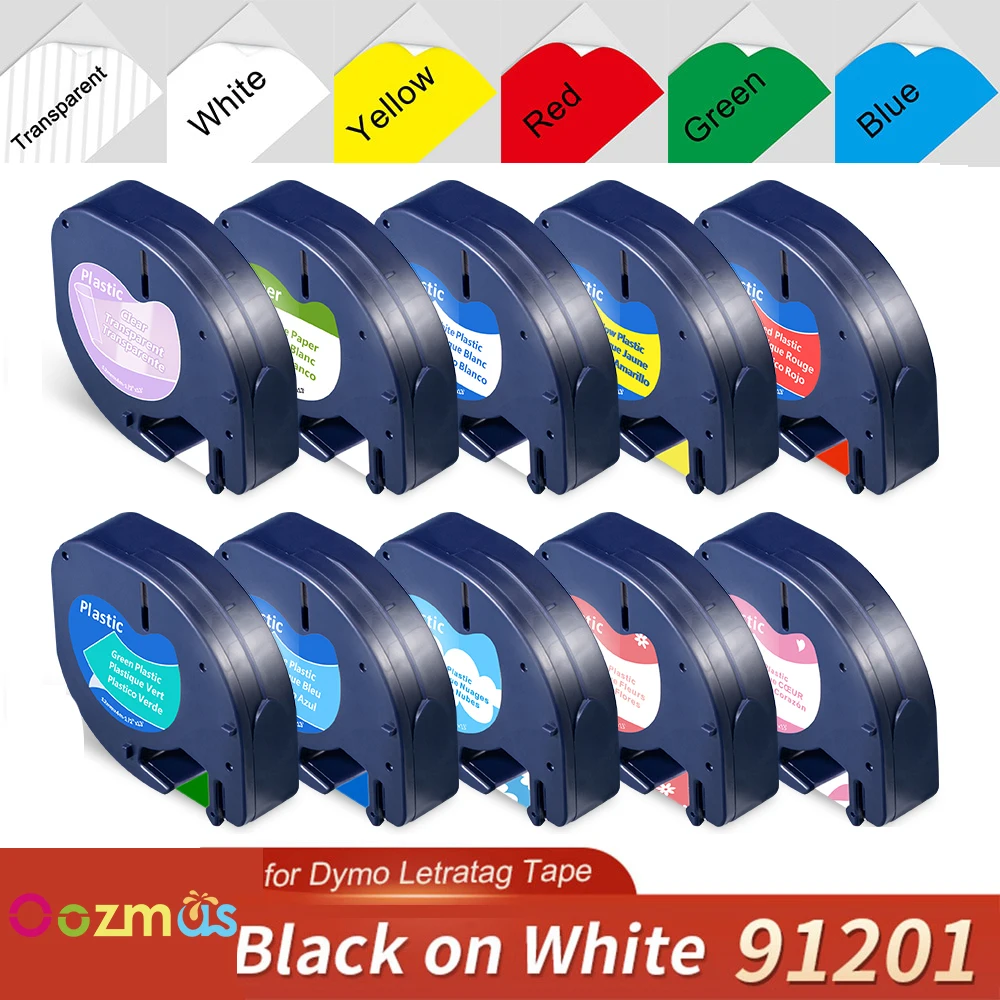 Oozmas, 12 мм, 91202, Совместимость с Dymo LetraTag, этикетка, лента 91201, 91203, 12267 детской, LT100T, лазерная этикетка, принтер
Oozmas, 12 мм, 91202, Совместимость с Dymo LetraTag, этикетка, лента 91201, 91203, 12267 детской, LT100T, лазерная этикетка, принтер