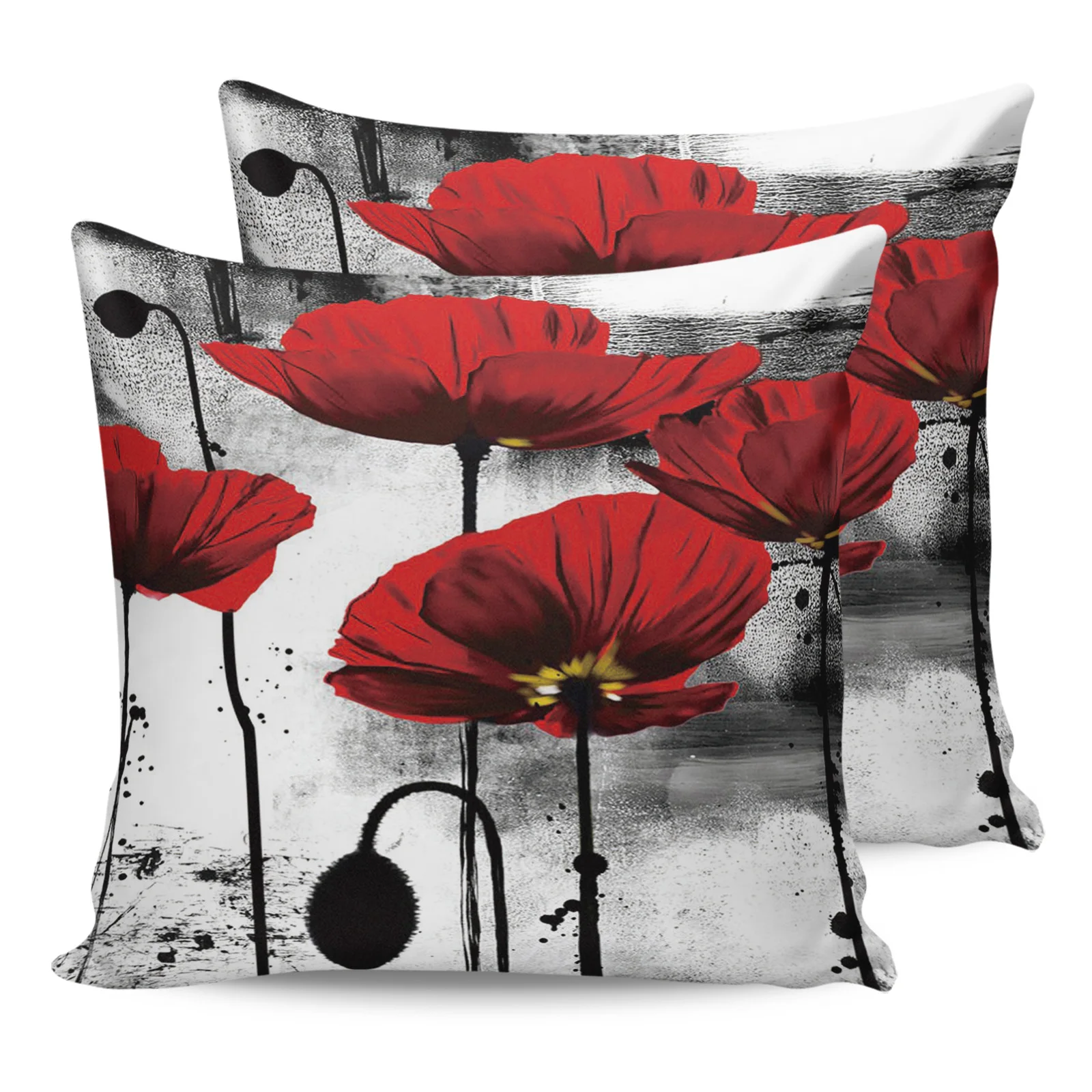 2PCS Pillowcases Ink Painting Poppy Red Flower Cushion Cover Home Bedding Living Room Decorative Couch Throw Pillow Case
2PCS Pillowcases Ink Painting Poppy Red Flower Cushion Cover Home Bedding Living Room Decorative Couch Throw Pillow Case