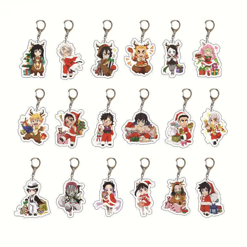 Anime Demon Slayer Keychain Pendant Kimetsu No Yaiba Key Chain Figure Ornament Acrylic Wholesale Keyring
Anime Demon Slayer Keychain Pendant Kimetsu No Yaiba Key Chain Figure Ornament Acrylic Wholesale Keyring