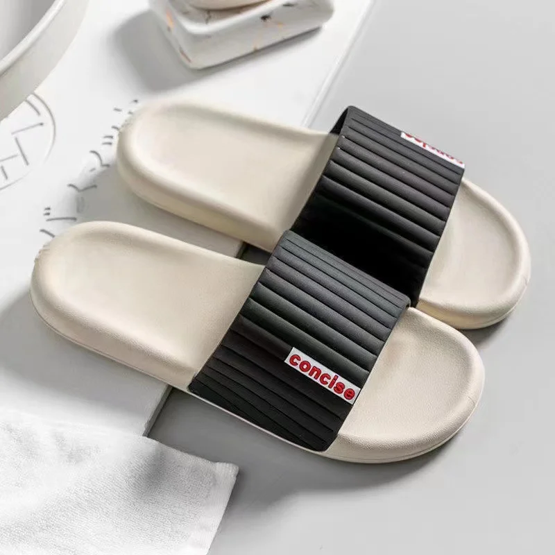 

Slippers Men's Home Summer Indoor Home Non-slip Bathroom Bath Couples Home Deodorant Soft Bottom Wear Sandals